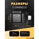 Вентиляционные решетки HOMY Air Pro APT100BS 20x20 без маяка (черная)