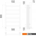 Полотенцесушители TERMINUS Аврора П6 500х600