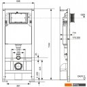 Инсталляции для унитазов, раковин, биде и писсуаров Tece Spring S401201