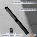 Сифоны Lauter 2120162-C1MB 600x70 (черный матовый)