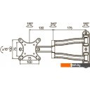 Кронштейны Kromax TECHNO-1