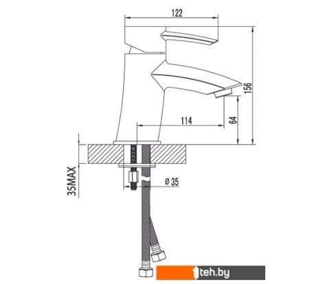  - Смесители Lemark ATLANTISS LM3206C - ATLANTISS LM3206C