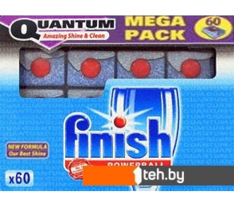  - Таблетки для посудомоечных машин Finish Powerball Quantum 60шт. - Powerball Quantum 60шт.