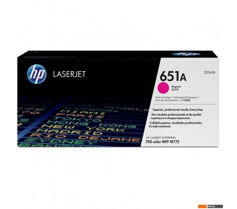  - Картриджи для принтеров и МФУ HP LaserJet 651A (CE343A) - LaserJet 651A (CE343A)