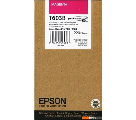  - Картриджи для принтеров и МФУ Epson C13T603B00 - C13T603B00