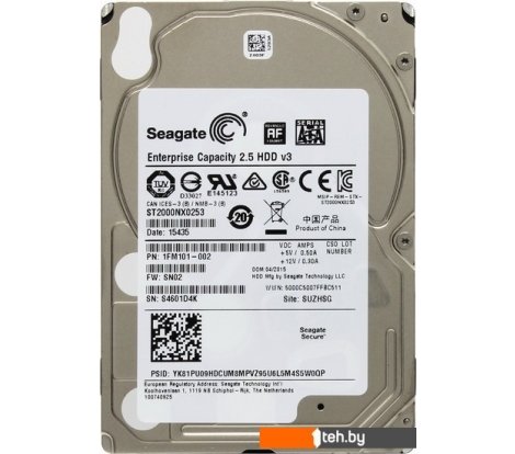  - Жесткие диски Seagate Constellation.2 2TB [ST2000NX0253] - Constellation.2 2TB [ST2000NX0253]
