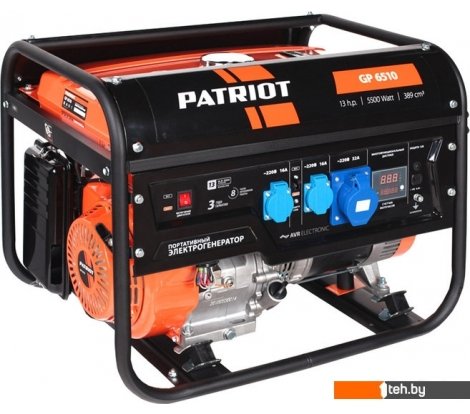  - Генераторы Patriot GP 6510 [474101565] - GP 6510 [474101565]