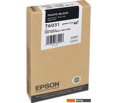  - Картриджи для принтеров и МФУ Epson C13T603100 - C13T603100