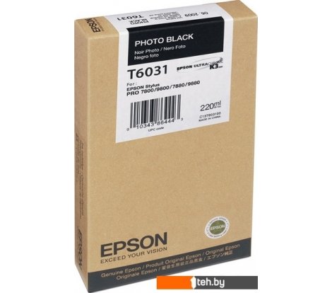  - Картриджи для принтеров и МФУ Epson C13T603100 - C13T603100