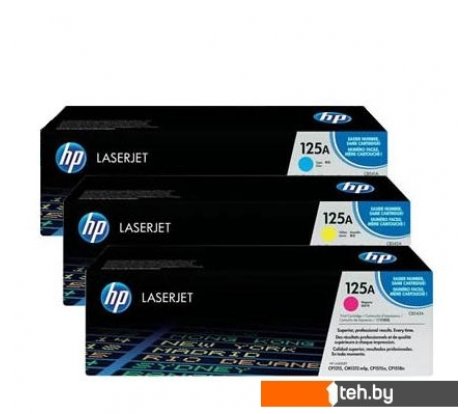  - Картриджи для принтеров и МФУ HP 125A 3-pack (CF373AM) - 125A 3-pack (CF373AM)