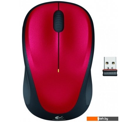  - Мыши Logitech M235 Wireless Mouse (красный) [910-002496] - M235 Wireless Mouse (красный) [910-002496]