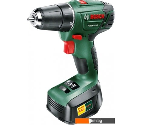  - Электродрели и дрели-шуруповерты Bosch PSR 1800 Li-2 06039A3121 (с 2-мя АКБ) - PSR 1800 Li-2 06039A3121 (с 2-мя АКБ)