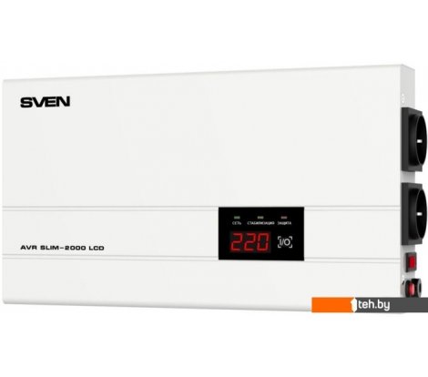  - Стабилизаторы и сетевые фильтры SVEN AVR SLIM-2000 LCD - AVR SLIM-2000 LCD