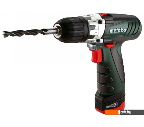  - Электродрели и дрели-шуруповерты Metabo PowerMaxx BS Basic 600080500 (с 2-мя АКБ 2 Ah) - PowerMaxx BS Basic 600080500 (с 2-мя АКБ 2 Ah)