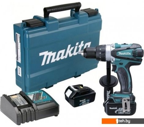  - Электродрели и дрели-шуруповерты Makita DDF458RFE - DDF458RFE