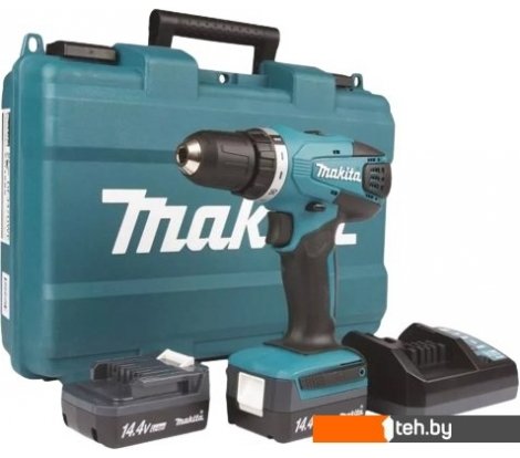  - Электродрели и дрели-шуруповерты Makita HP347DWE (с 2-мя АКБ, кейс) - HP347DWE (с 2-мя АКБ, кейс)