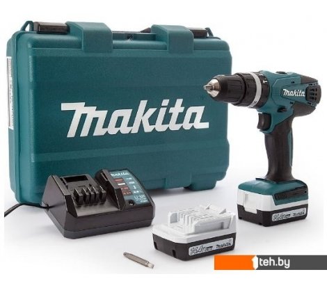  - Электродрели и дрели-шуруповерты Makita HP347DWE (с 2-мя АКБ, кейс) - HP347DWE (с 2-мя АКБ, кейс)