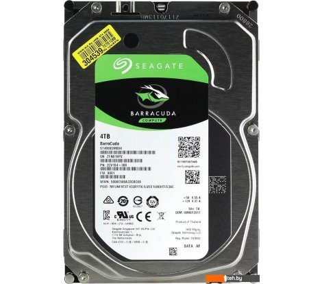  - Жесткие диски Seagate Barracuda 4TB [ST4000DM004] - Barracuda 4TB [ST4000DM004]