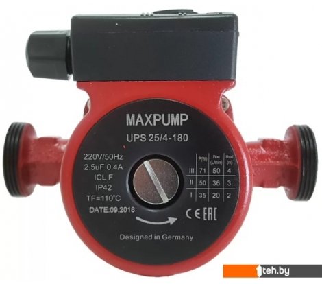  - Насосы Maxpump UPS 25/4-180 - UPS 25/4-180