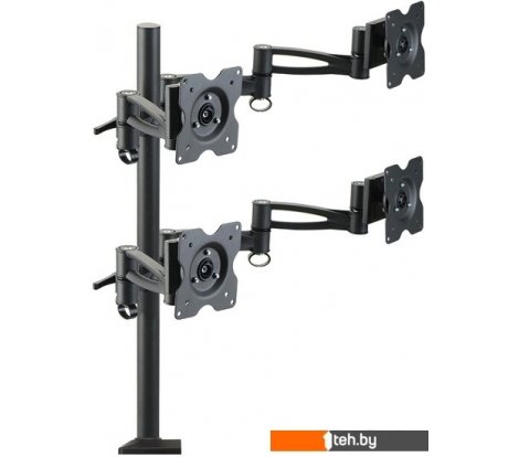  - Кронштейны Kromax OFFICE-4 (черный) - OFFICE-4 (черный)