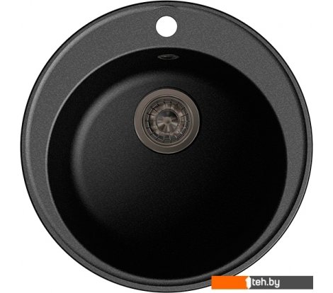  - Кухонные мойки GranFest QUARZ Z-08 (черный) - Z-08 (черный)