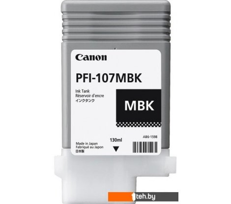  - Картриджи для принтеров и МФУ Canon PFI-107MBK - PFI-107MBK