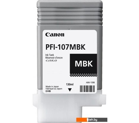  - Картриджи для принтеров и МФУ Canon PFI-107MBK - PFI-107MBK