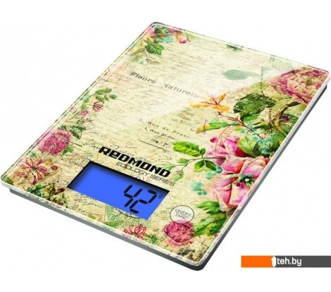  - Кухонные весы Redmond RS-736 (цветы) - RS-736 (цветы)