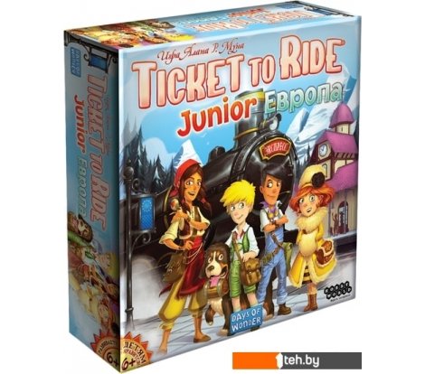  - Настольные игры Мир Хобби Ticket to Ride Junior. Европа - Ticket to Ride Junior. Европа