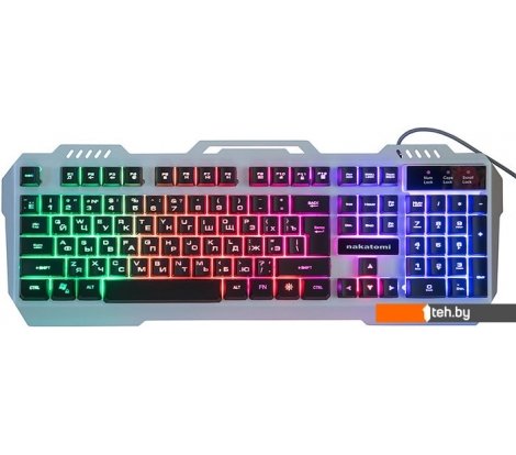  - Клавиатуры Nakatomi KG-35U (серебристый) - KG-35U (серебристый)