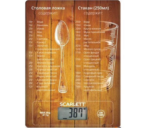  - Кухонные весы Scarlett SC-KS57P19 - SC-KS57P19