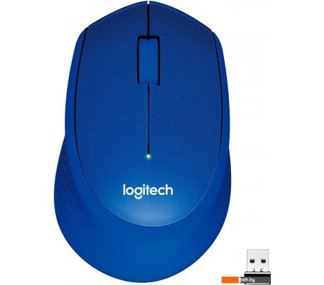  - Мыши Logitech M330 Silent Plus (синий) - M330 Silent Plus (синий)