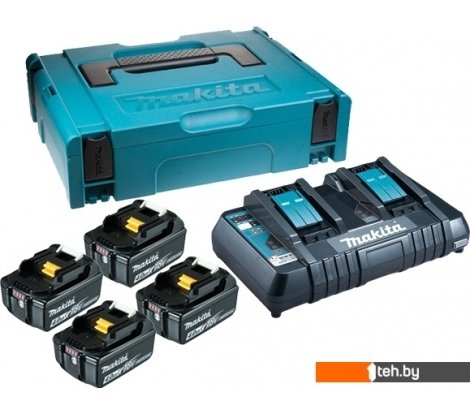  - Аккумуляторы и зарядные устройства для инструмента Makita BL1850B + DC18RD (18В/5.0 а*ч + 18В) - BL1850B + DC18RD (18В/5.0 а*ч + 18В)