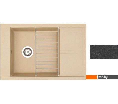  - Кухонные мойки Акватон Делия 78 (графит) - Делия 78 (графит)