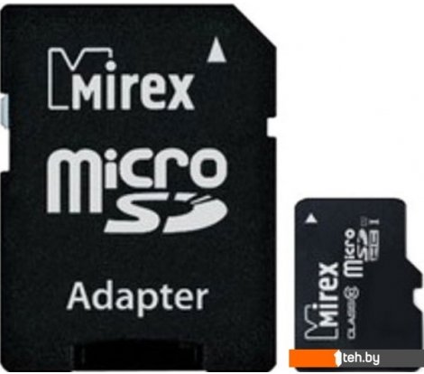  - Карты памяти Mirex microSDXC UHS-I (Class 10) 128GB + адаптер [13613-AD10S128] - microSDXC UHS-I (Class 10) 128GB + адаптер [13613-AD10S128]