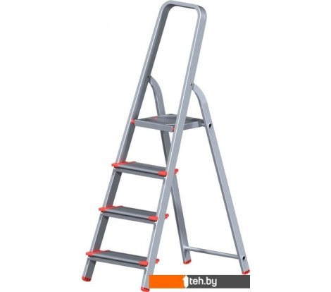  - Лестницы и стремянки Новая высота NV 511 алюминиевая индустриальная 4 ступени (5110104) - NV 511 алюминиевая индустриальная 4 ступени (5110104)