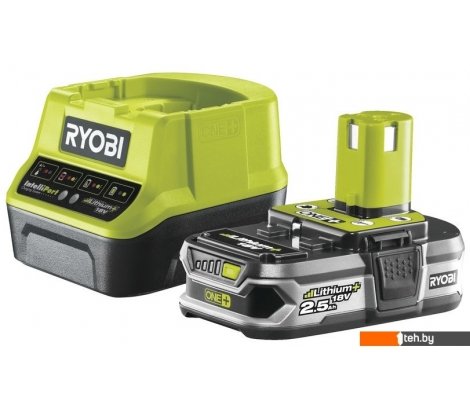  - Аккумуляторы и зарядные устройства для инструмента RYOBI RC18120-125 ONE+ 5133003359 (18В/2.5 а*ч + 18В) - RC18120-125 ONE+ 5133003359 (18В/2.5 а*ч + 18В)