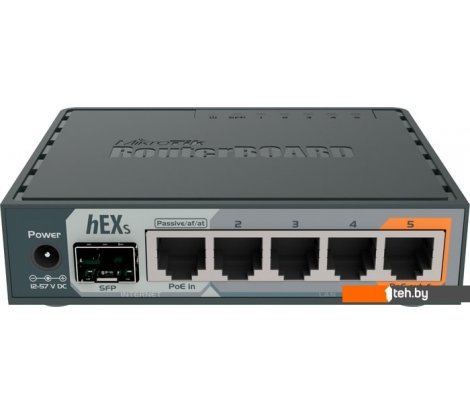 - DSL-модемы и маршрутизаторы Mikrotik hEX S RB760iGS - hEX S RB760iGS