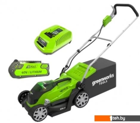  - Газонокосилки Greenworks G40LM35K2X (с 1-м АКБ 2 а*ч) - G40LM35K2X (с 1-м АКБ 2 а*ч)