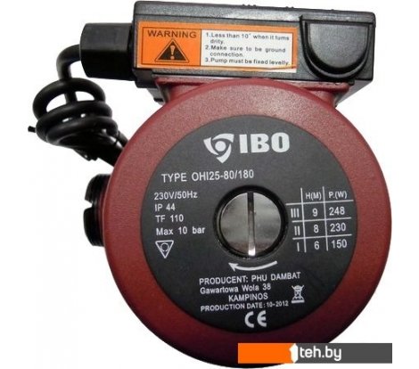  - Насосы IBO OHI 25-80/180 - OHI 25-80/180