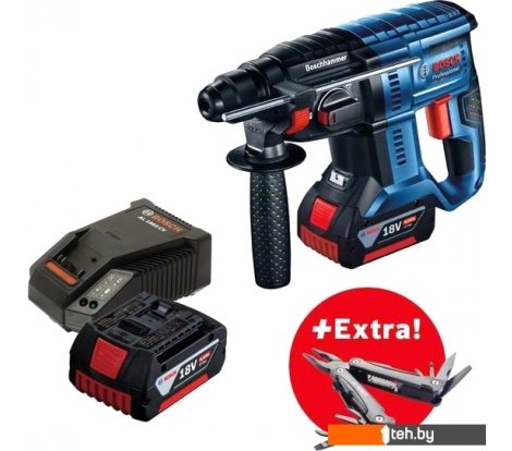  - Перфораторы Bosch GBH 180-LI Professional 0615990L01 (с 2-мя АКБ, кейс) - GBH 180-LI Professional 0615990L01 (с 2-мя АКБ, кейс)