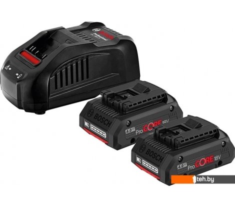 - Аккумуляторы и зарядные устройства для инструмента Bosch 2xProCORE 1600A016GF (18В/4 Ah + 14.4-18В) - 2xProCORE 1600A016GF (18В/4 Ah + 14.4-18В)