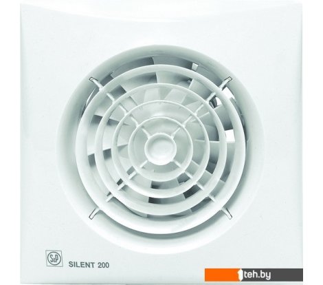 - Вытяжная и приточная вентиляция Soler&Palau Silent-200 CHZ [5210426200] - Silent-200 CHZ [5210426200]