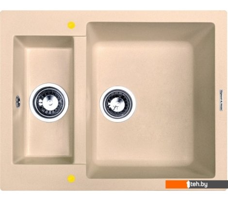  - Кухонные мойки Zigmund & Shtain Rechteck 600.2 (топленое молоко) - Rechteck 600.2 (топленое молоко)