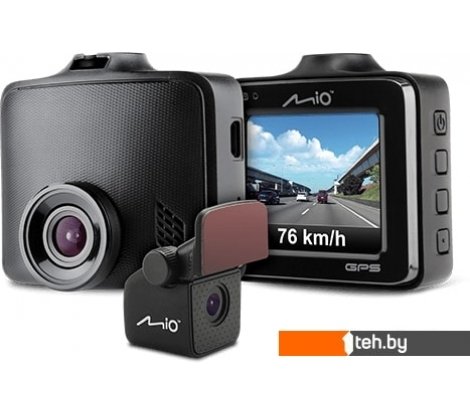 - Автомобильные видеорегистраторы Mio MiVue C380D - MiVue C380D