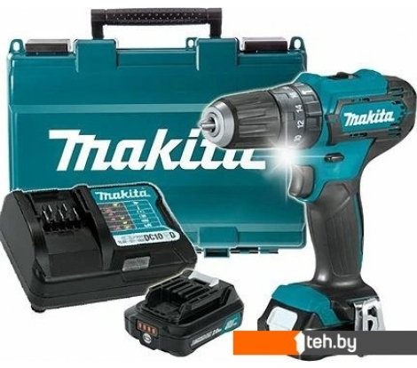  - Электродрели и дрели-шуруповерты Makita HP333DWAE (с 2-мя АКБ, кейс) - HP333DWAE (с 2-мя АКБ, кейс)