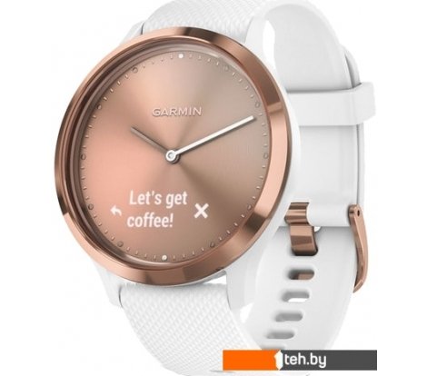  - Умные часы и браслеты Garmin Vivomove HR Sport S/M (розовое золото/белый) - Vivomove HR Sport S/M (розовое золото/белый)