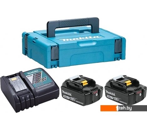 - Аккумуляторы и зарядные устройства для инструмента Makita BL1850B + DC18RC (18В/5.0 а*ч + 18В) - BL1850B + DC18RC (18В/5.0 а*ч + 18В)