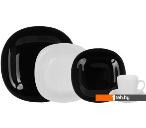 - Сервизы и наборы столовой посуды Luminarc Carine Black White N1500 - Carine Black White N1500