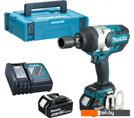  - Электродрели и дрели-шуруповерты Makita DTW1001RTJ (с 2-мя АКБ, кейс) - DTW1001RTJ (с 2-мя АКБ, кейс)